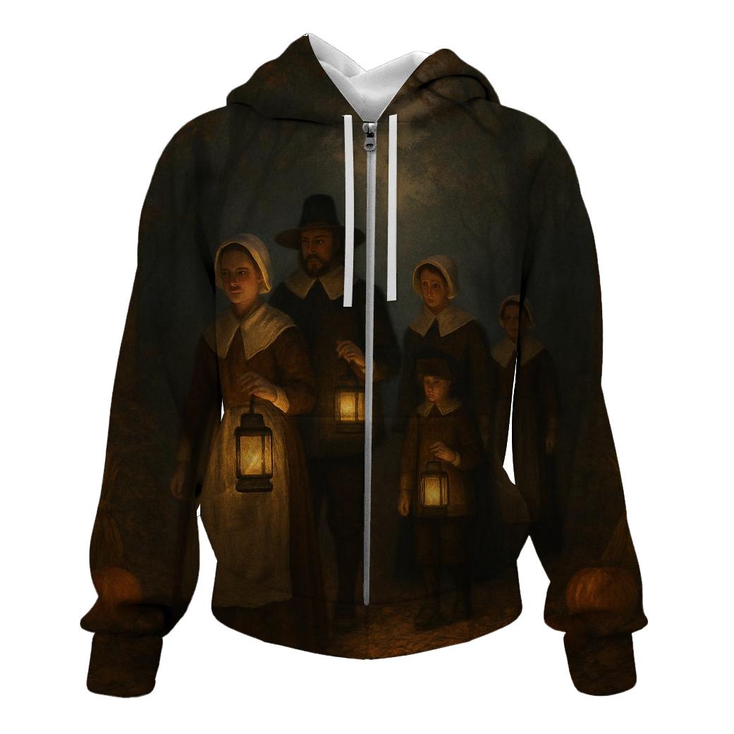 Pilgrims Lantern Path Of Thanks graphic hoodies