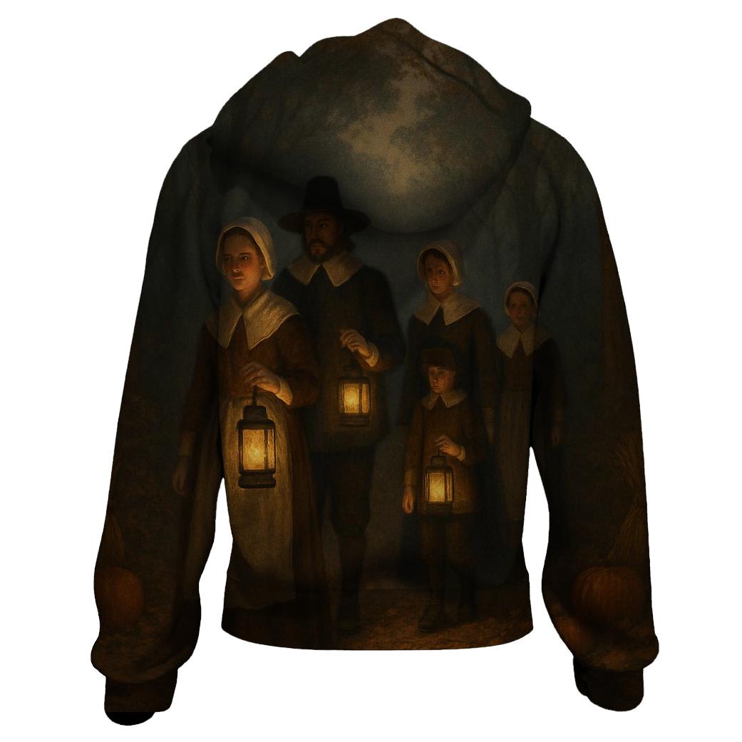 Pilgrims Lantern Path Of Thanks graphic hoodies