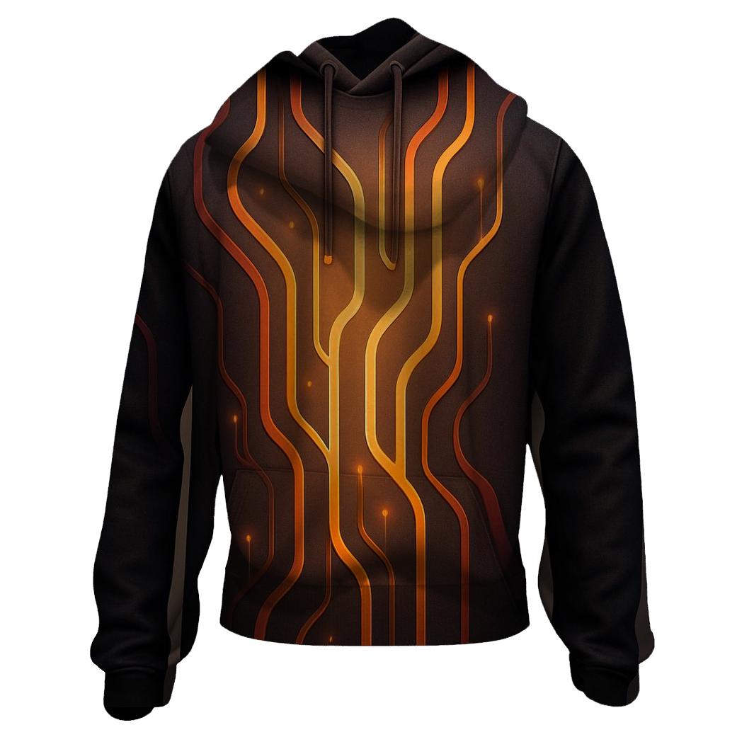 Auric Circuit Gradient Flow hoodie trends