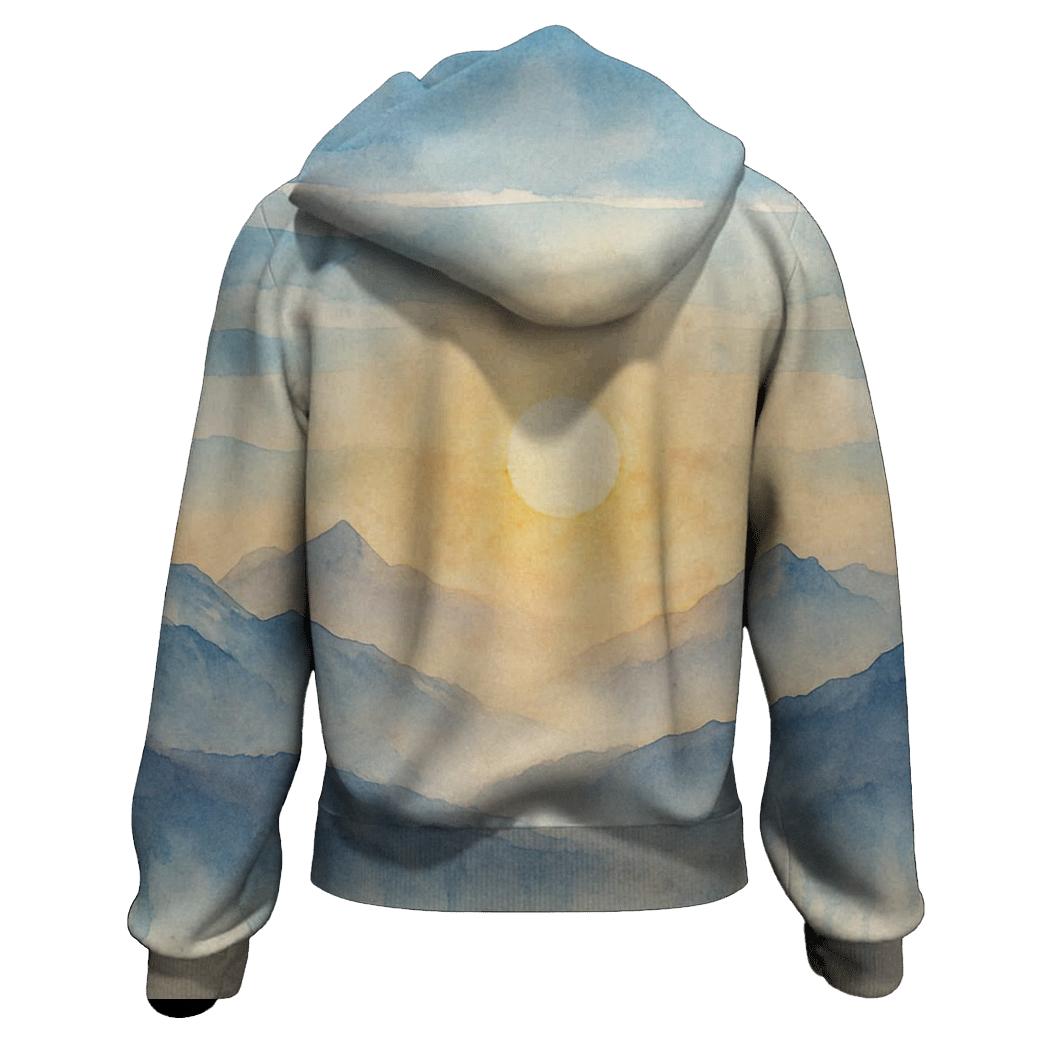 Argentinian Flag Andean Cloudscape pullover hoodies