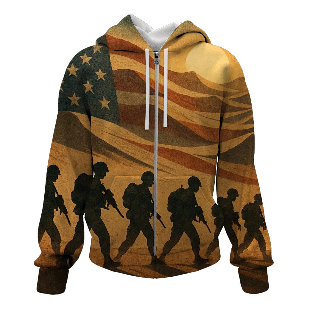 Desert Camo Starfront pullover hoodies