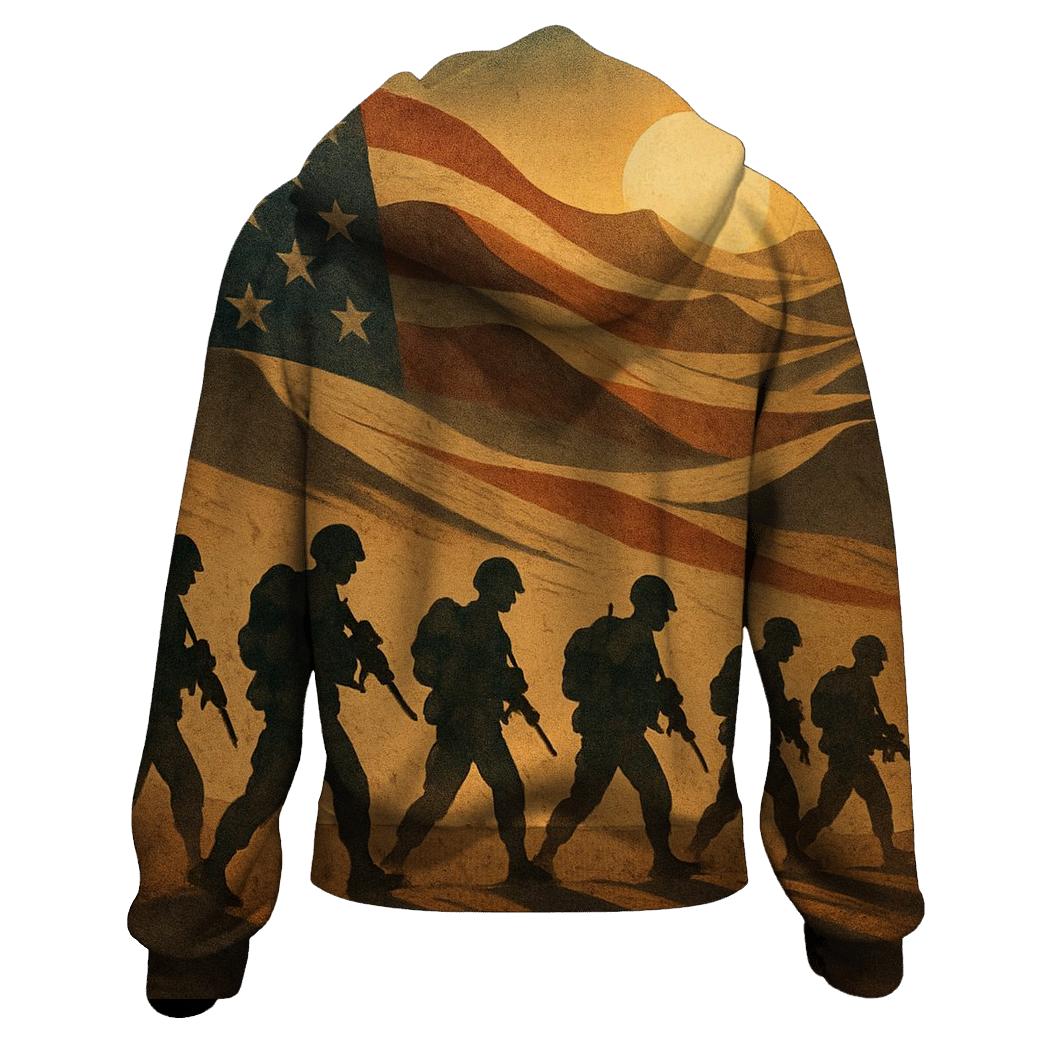 Desert Camo Starfront pullover hoodies
