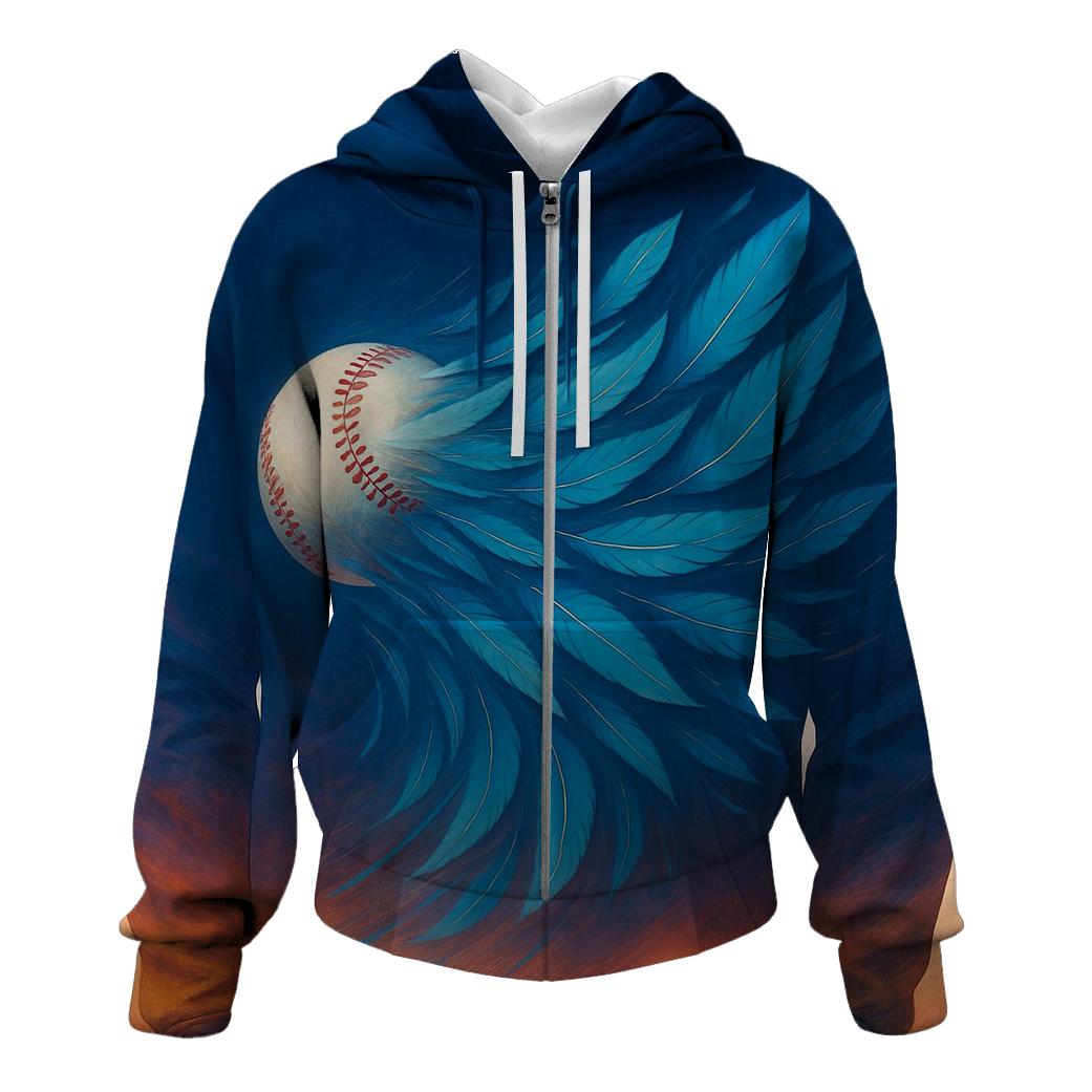 Twilight Feather Fastbreak Blue Jays lightweight hoodies