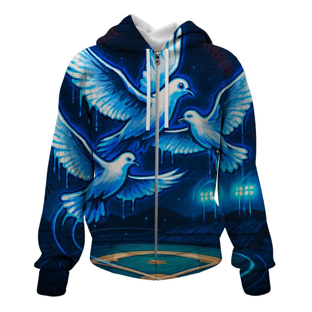 Dodger Doves Over Diamond hoodies fashion