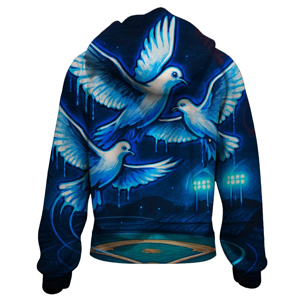 Dodger Doves Over Diamond hoodies fashion