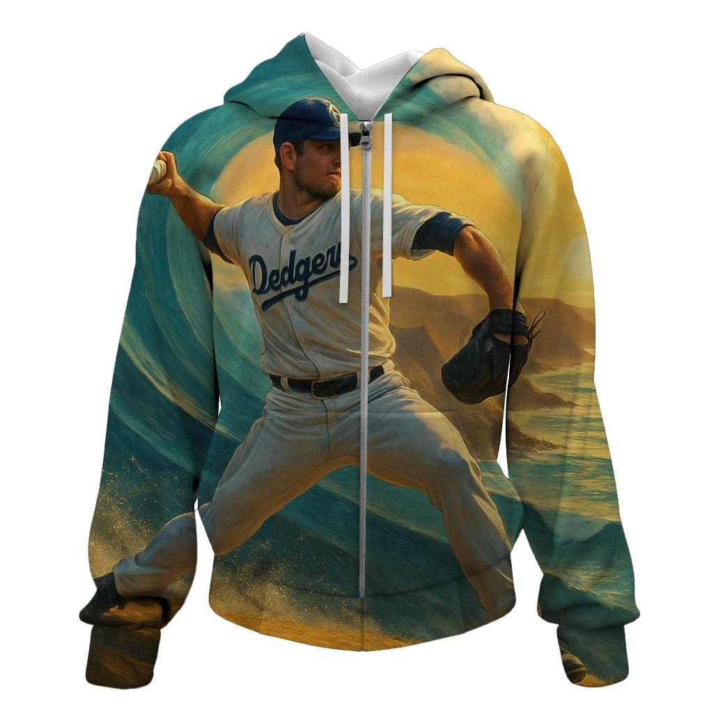 Coastal Windup Waves heavyweight hoodies