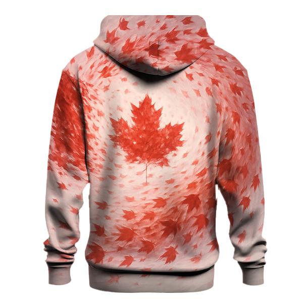 Canadian Flag Surreal Maple Wind hoodie designs