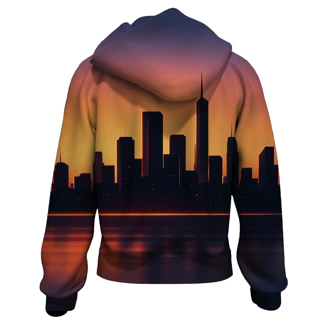 Skyline Echo Afterglow designer hoodies