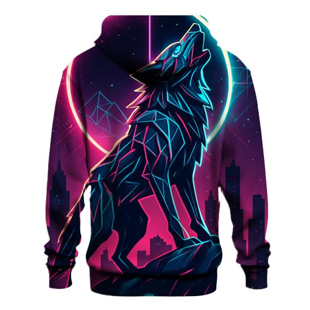Neon Eclipse Howler printed hoodies