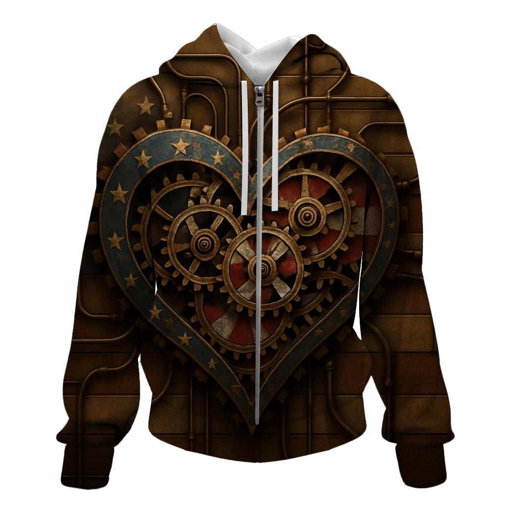 Clockwork Stars And Stripes premium hoodies