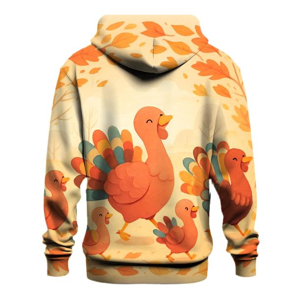 Grateful Turkeys Parade In The Leaves lightweight hoodies