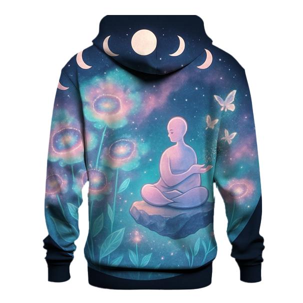 Garden Of Nebula Blossoms lightweight hoodies
