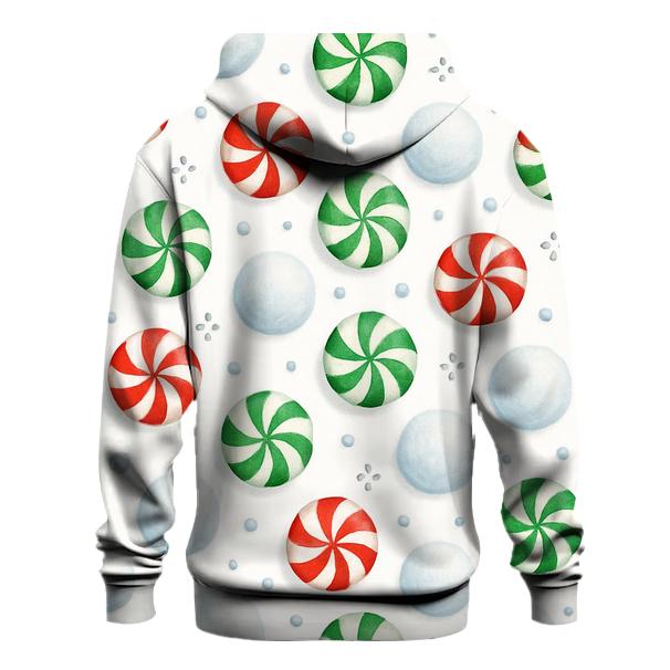 Peppermint Snowfield Polka hoodie designs