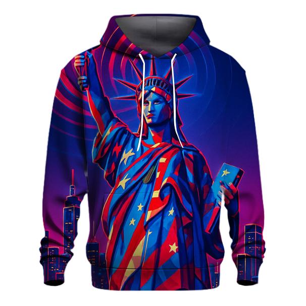 Liberty Skyline Pulse embroidered hoodies