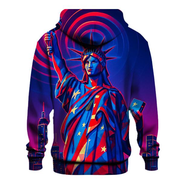 Liberty Skyline Pulse embroidered hoodies