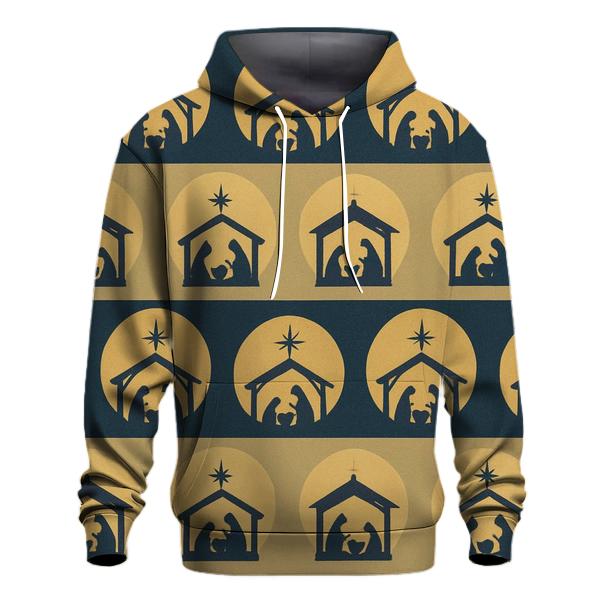Nativity Silhouette Halo Bands hoodie trends