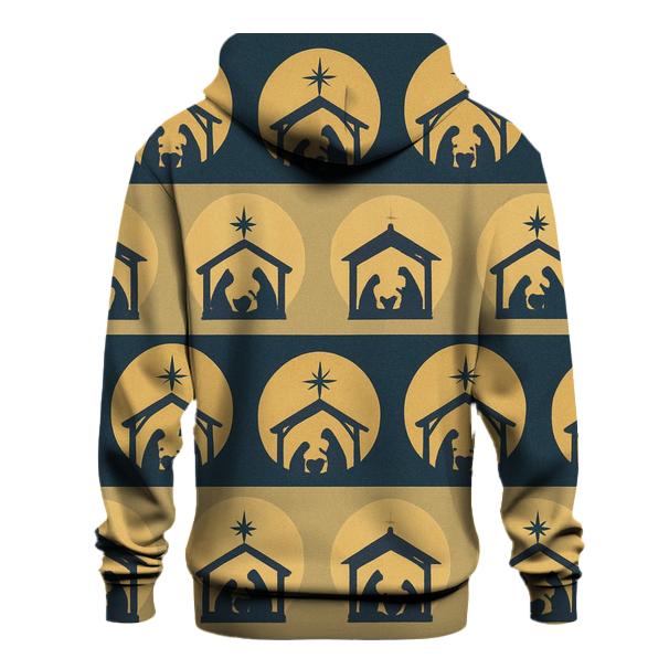 Nativity Silhouette Halo Bands hoodie trends