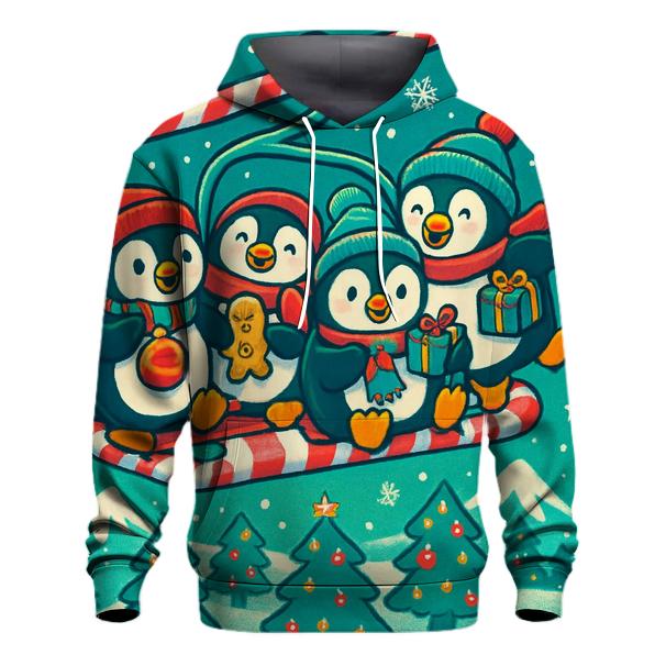Penguin Ski Lift Party pullover hoodies