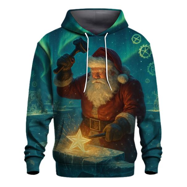 Aurora Forge Santa Workshop pullover hoodies