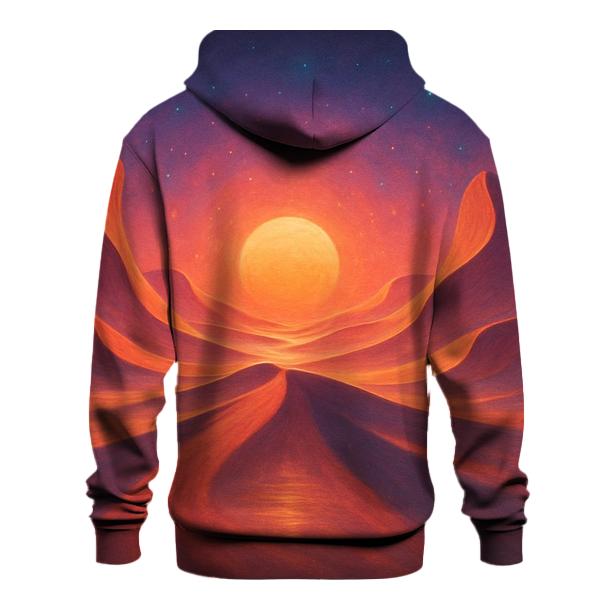 Celestial Sand Dune Sundown zip-up hoodies