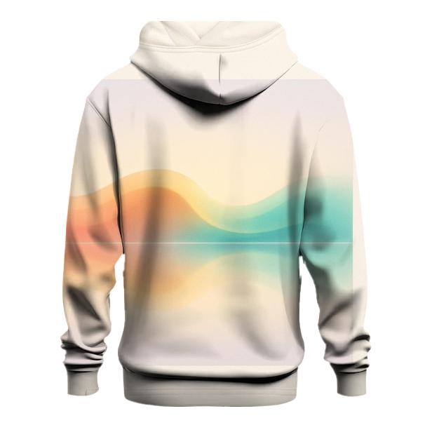 Prismatic Wave Gradient Horizon printed hoodies