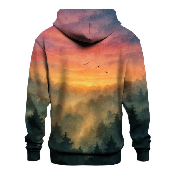 Forest Canopy Ember Sky hoodie trends