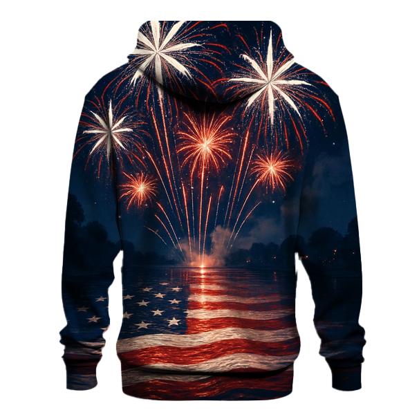 Fireworks River Reflections hoodies fashion