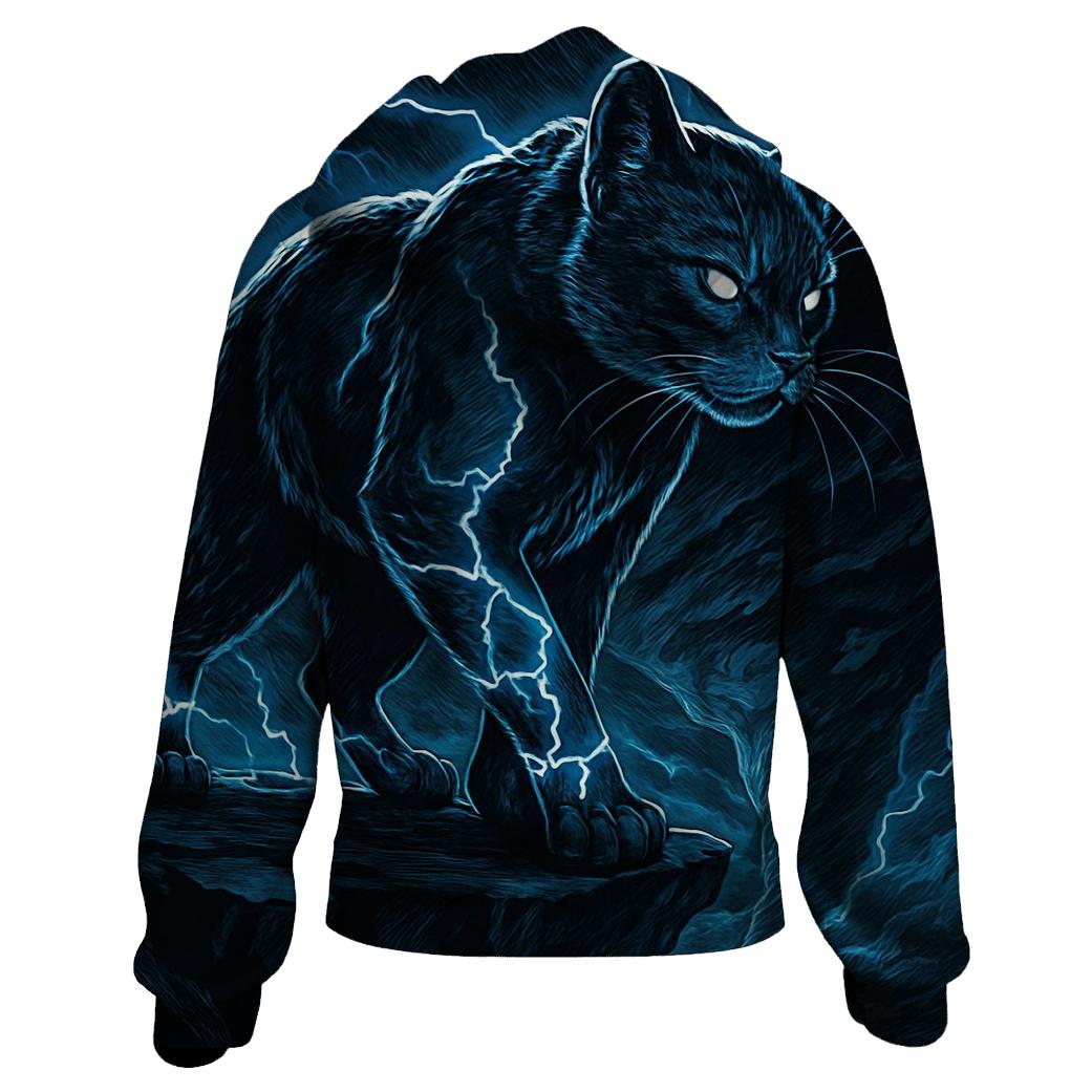 Stormforge Lightning Prowler Cat printed hoodies