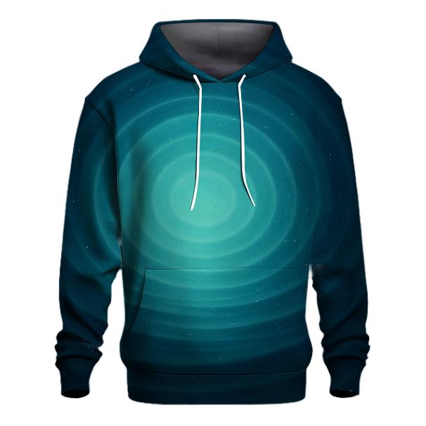 Starlit Ripple Gradient Lagoon zip-up hoodies