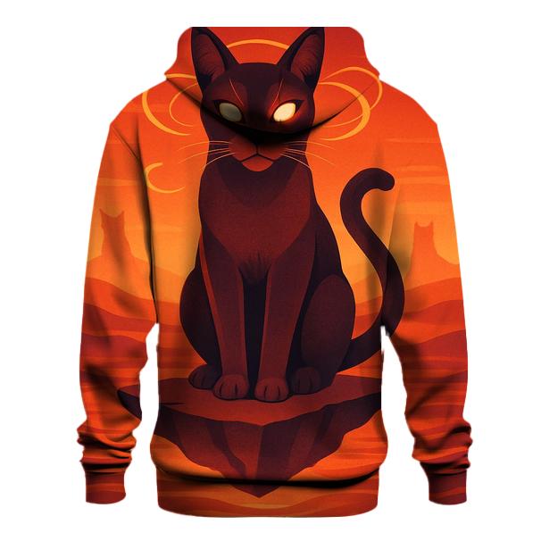 Desert Mirage Oracle Cat designer hoodies