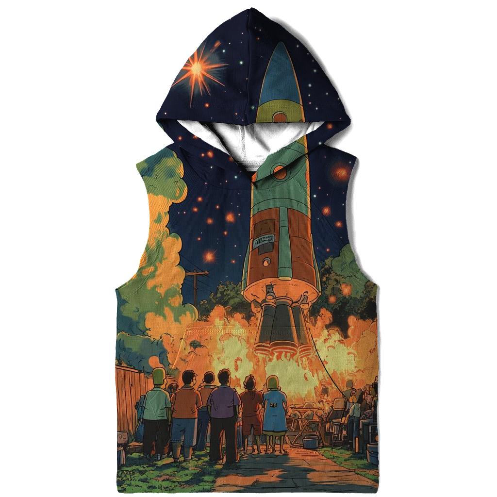 Springfield Starliner Backyard Launch printed hoodies