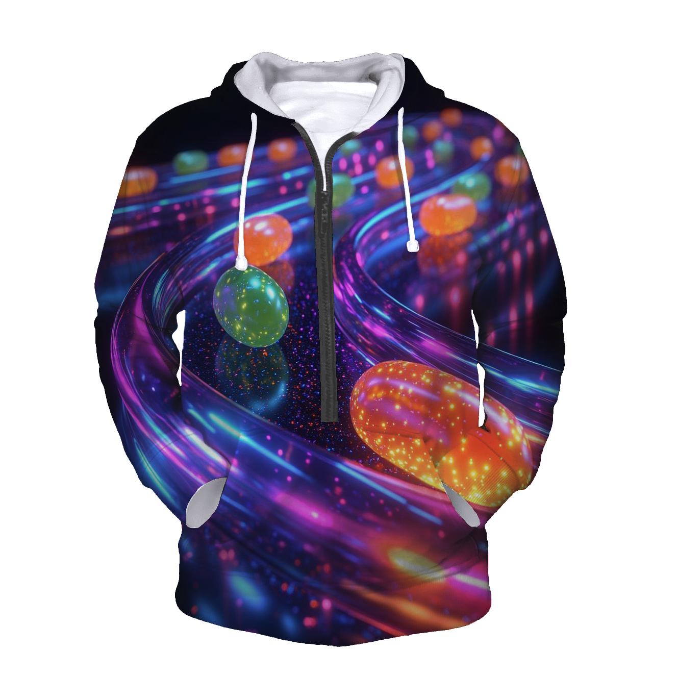 Jelly Bean Cyber Circuit graphic hoodies
