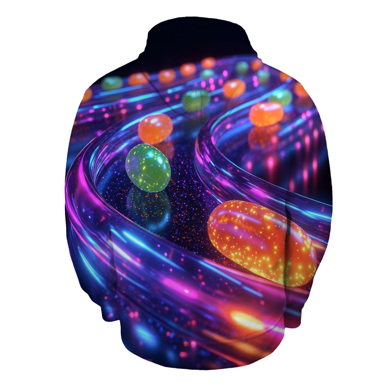 Jelly Bean Cyber Circuit graphic hoodies