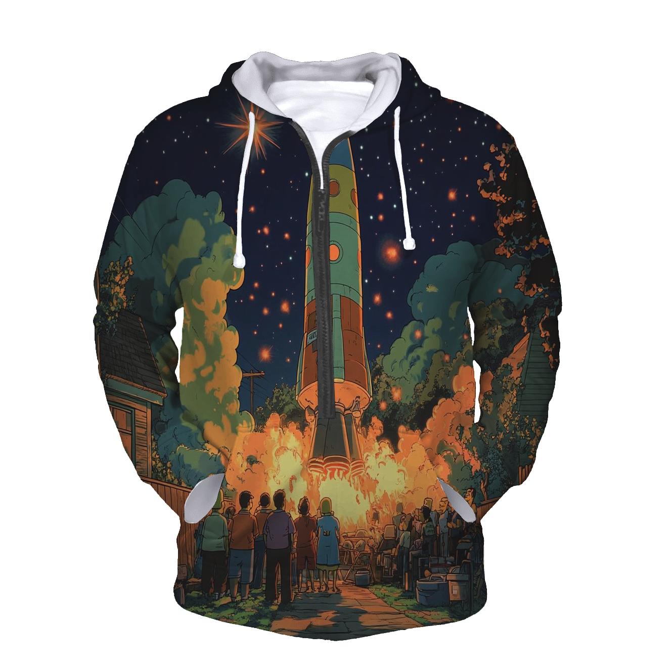Springfield Starliner Backyard Launch zip-up hoodies