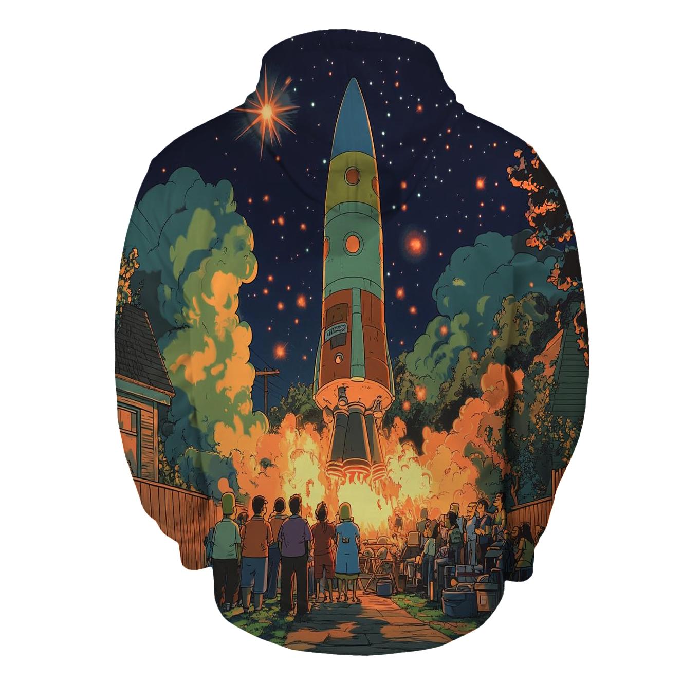Springfield Starliner Backyard Launch zip-up hoodies