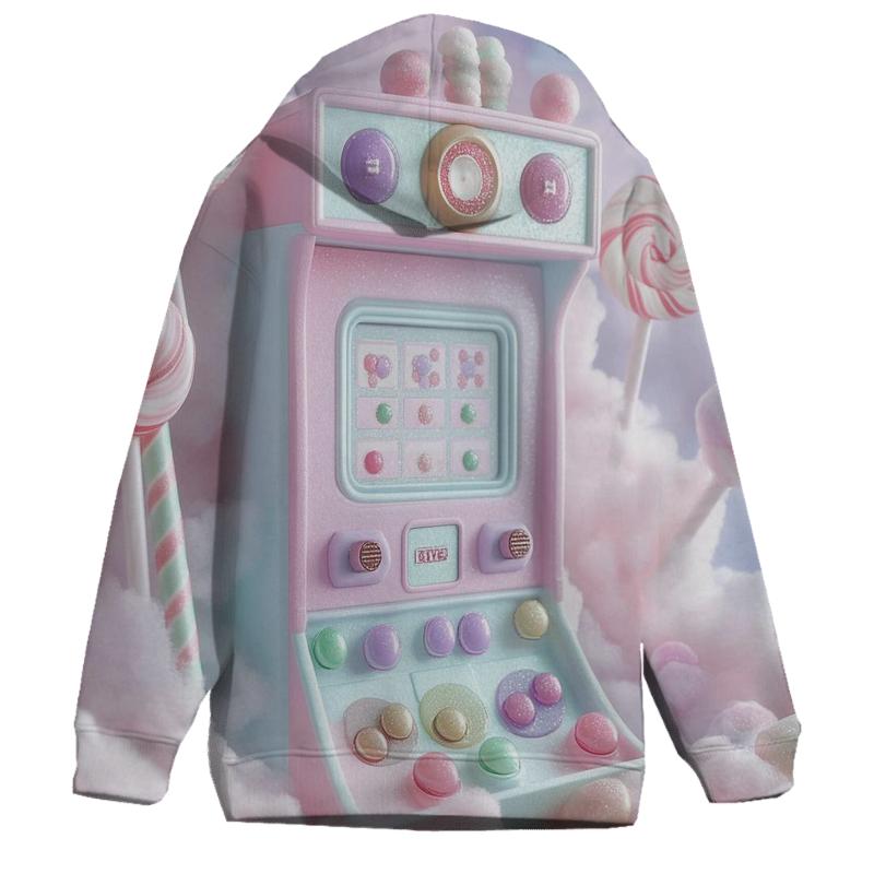 Marshmallow Cloud Arcade hoodie styles