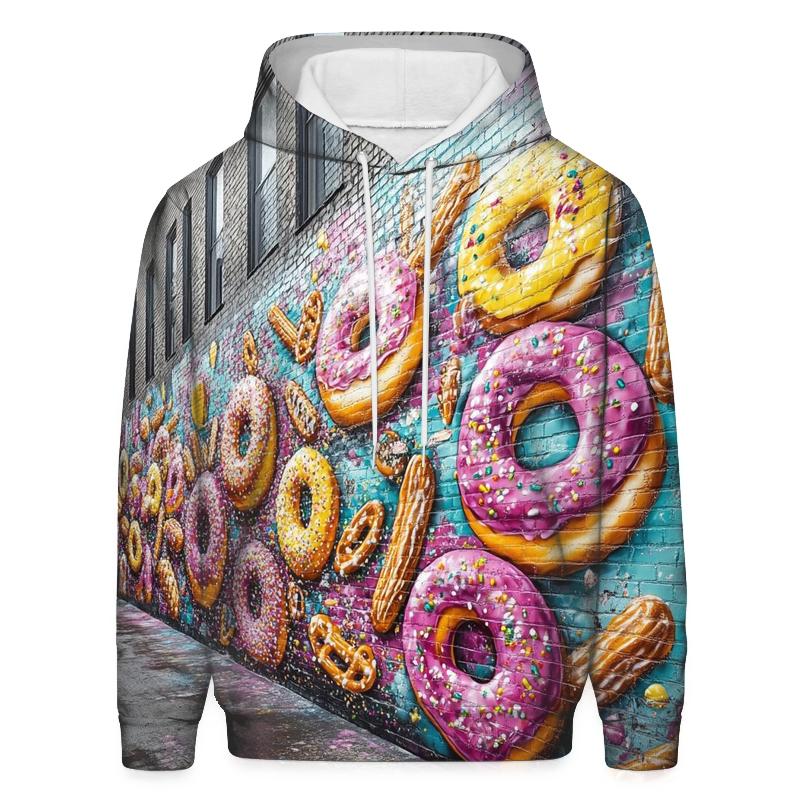 Donut Graffiti Alley Blast designer hoodies