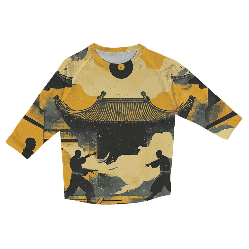 Shaolin Temple Cipher personalized 3/4 sleeve tees