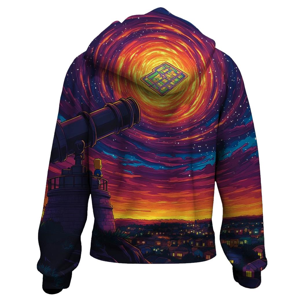 Springfield Observatory Starry Suburb hoodie designs