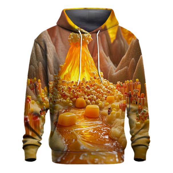 Popcorn Volcano Festival custom hoodies