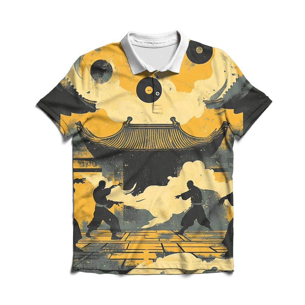 Shaolin Temple Cipher custom polo shirts