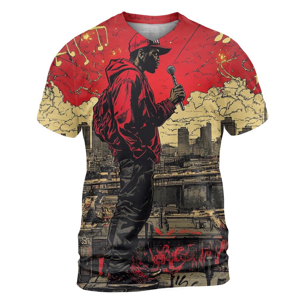 Queensbridge Skyline Poet designer pattern shirts