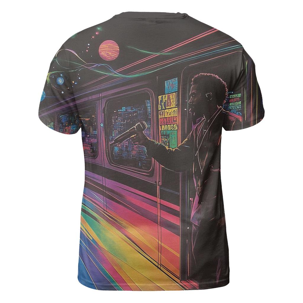 Queens Underground Subway Serenade artistic all-over print tops