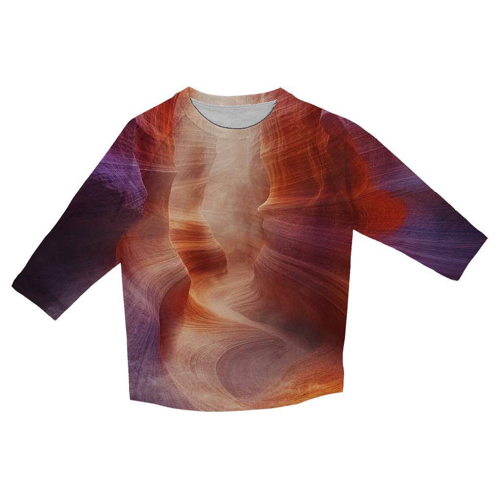 Antelope Canyon Page Light Beams fashion 3/4 sleeve shirts