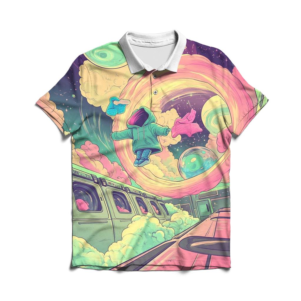 Midnight Laundry Dimension Swap custom polo shirts