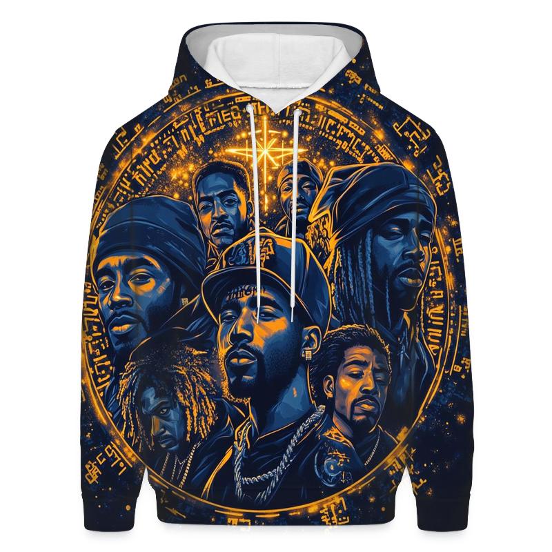 Golden Era Cypher Constellation embroidered hoodies