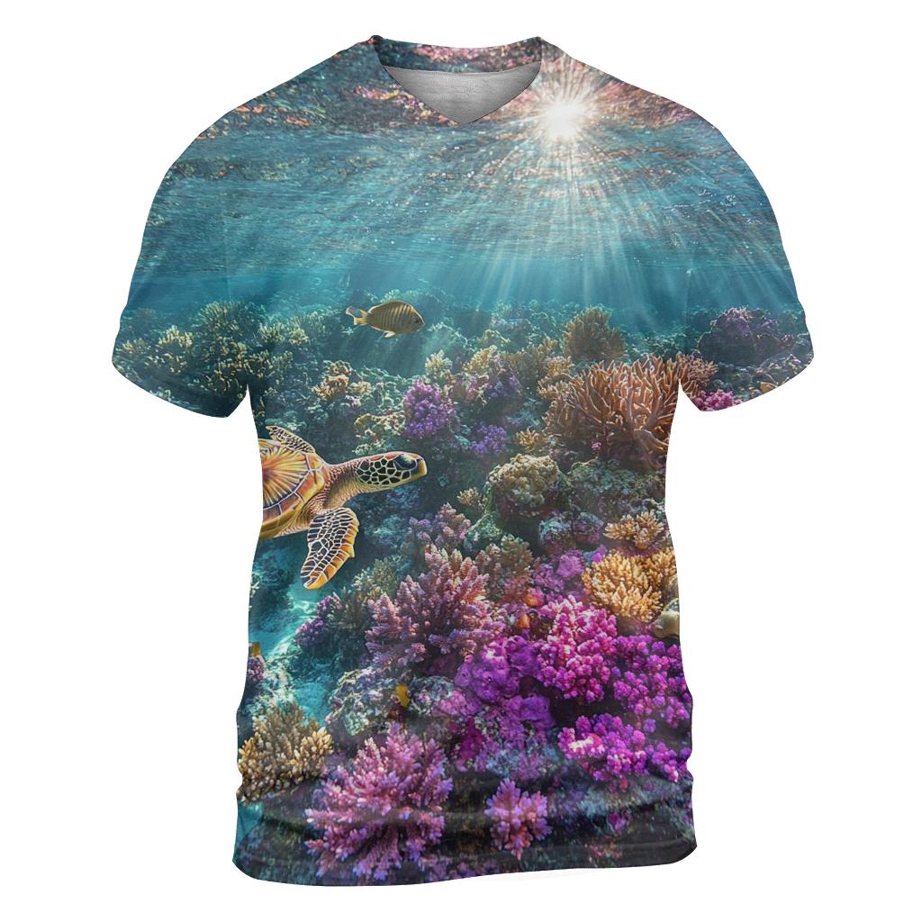 Great Barrier Reef Cairns Reefscape personalized full print shirts