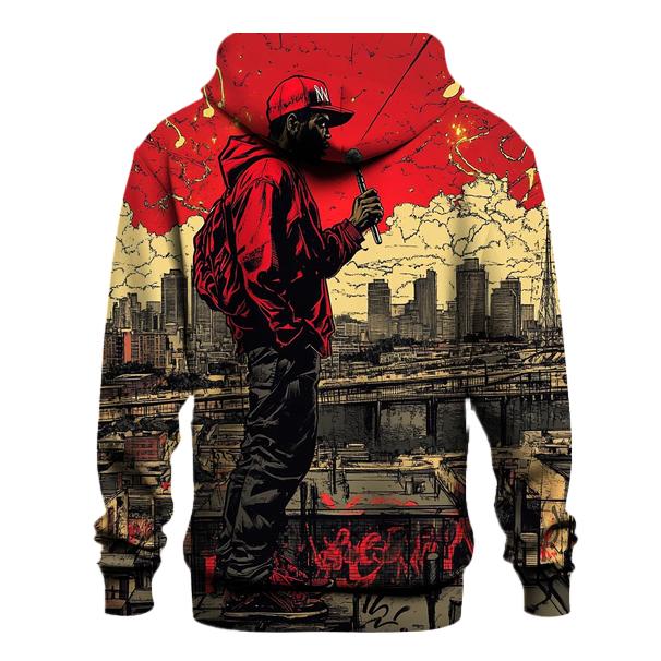 Queensbridge Skyline Poet graphic hoodies