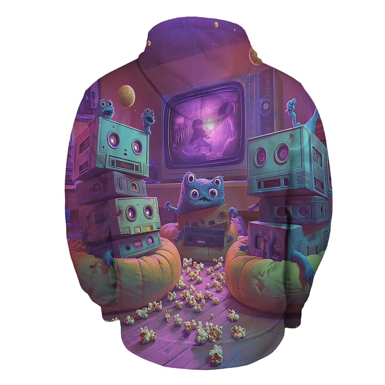 VHS Monster Movie Marathon Mayhem hoodie styles