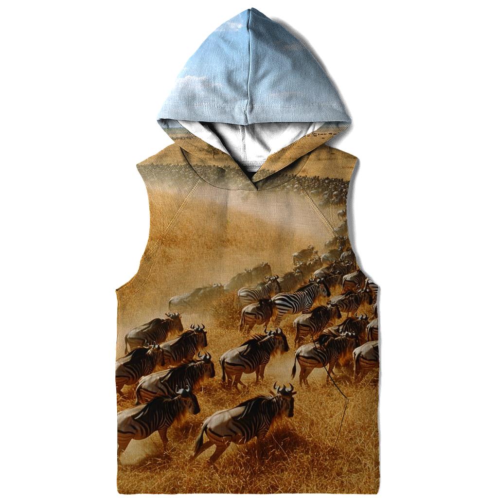 Serengeti National Park Arusha Migration heavyweight hoodies